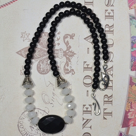 Obsidian, Crystals & 925 Sterling Silver by Meg - AllureBeads