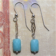 925 Sterling Silver & Amazonite Earrings by Meg - AllureBeads