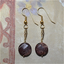 Gold Filled Wrapped Crazy Horse Earrings by Meg - AllureBeads