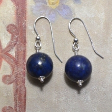 Lapis Lazuli Earrings by Meg - AllureBeads